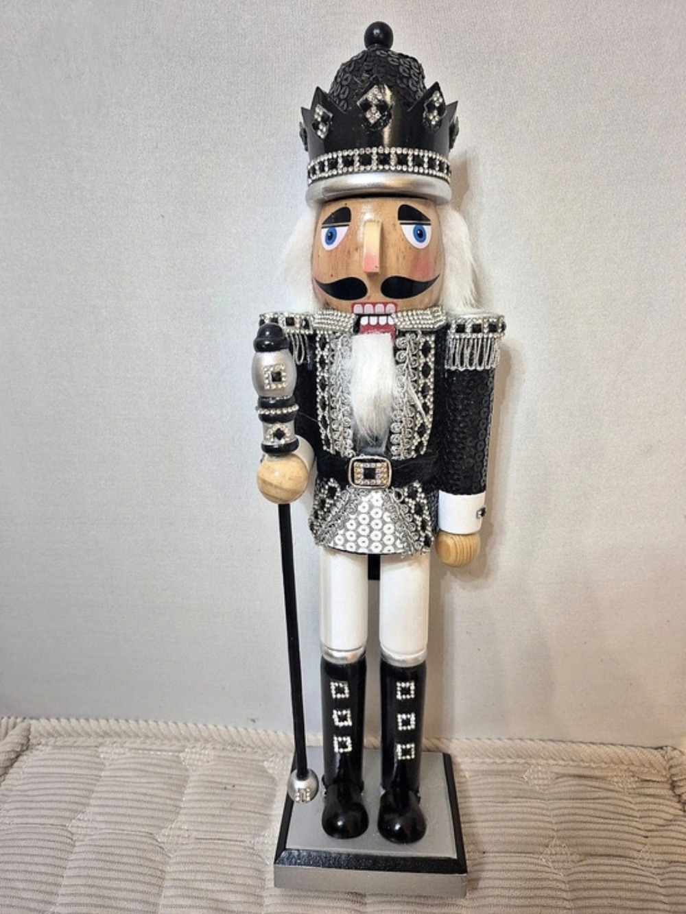 Nutcracker Decor in Black & White